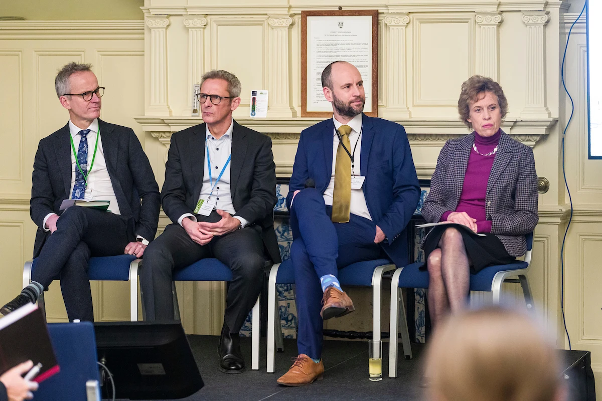DEFRA and FSA officials join Bayer and Niab personnel for a launch of new GMOs at the Oxford Farming Conference