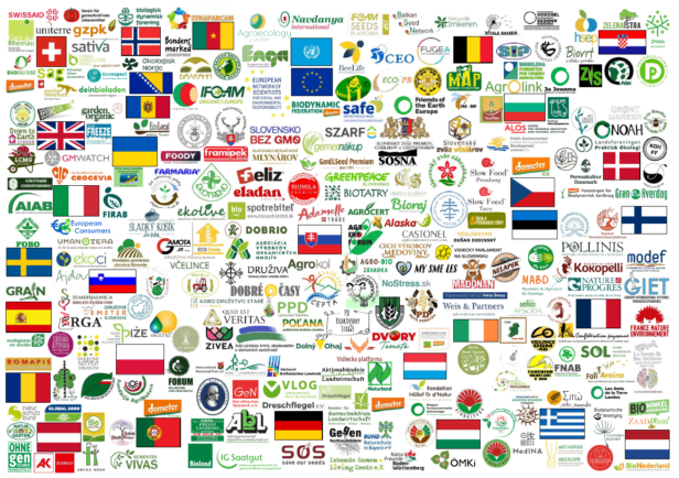 Logos of the 300+ organisations that supported the Slovak legal challenge. 